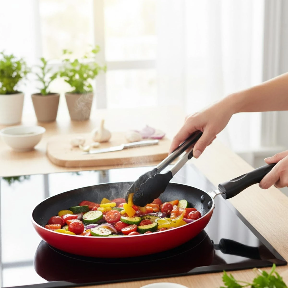 iINTELLIGENCEi Non-Stick Fry Pan with Handle, Frying Pan Tawa, 26 cm, 1 Qty view 8