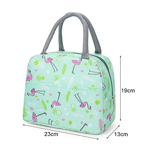 Design Studio - Insulated Lunch Bag for Office Men, Women and Kids, Canvas Tiffin Bag for School, Picnic, Work, Carry Bag for Lunch Box (Multi-Print)(Assorted Colours) view 8