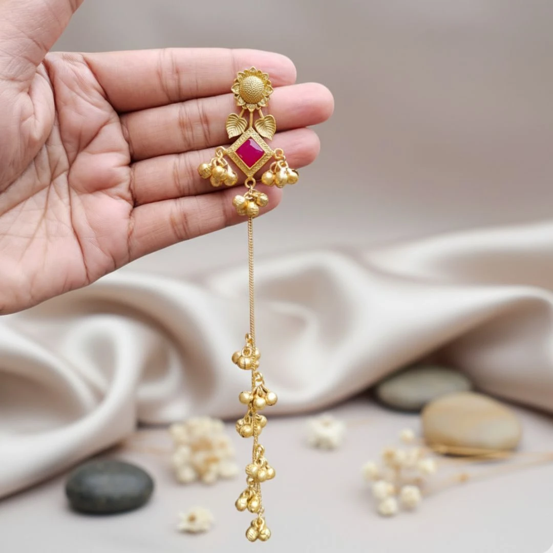 Tahaniya Trandy Kashmiri Jhumka Jhumki Earring view 1