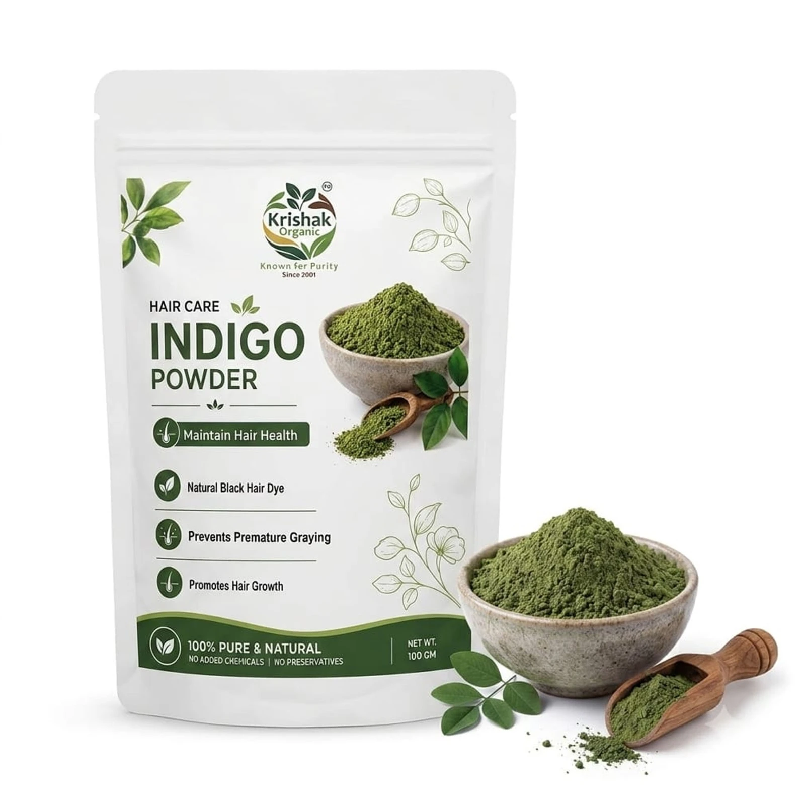 Henna And Indigo Powder Combo Pack of 2 view 7