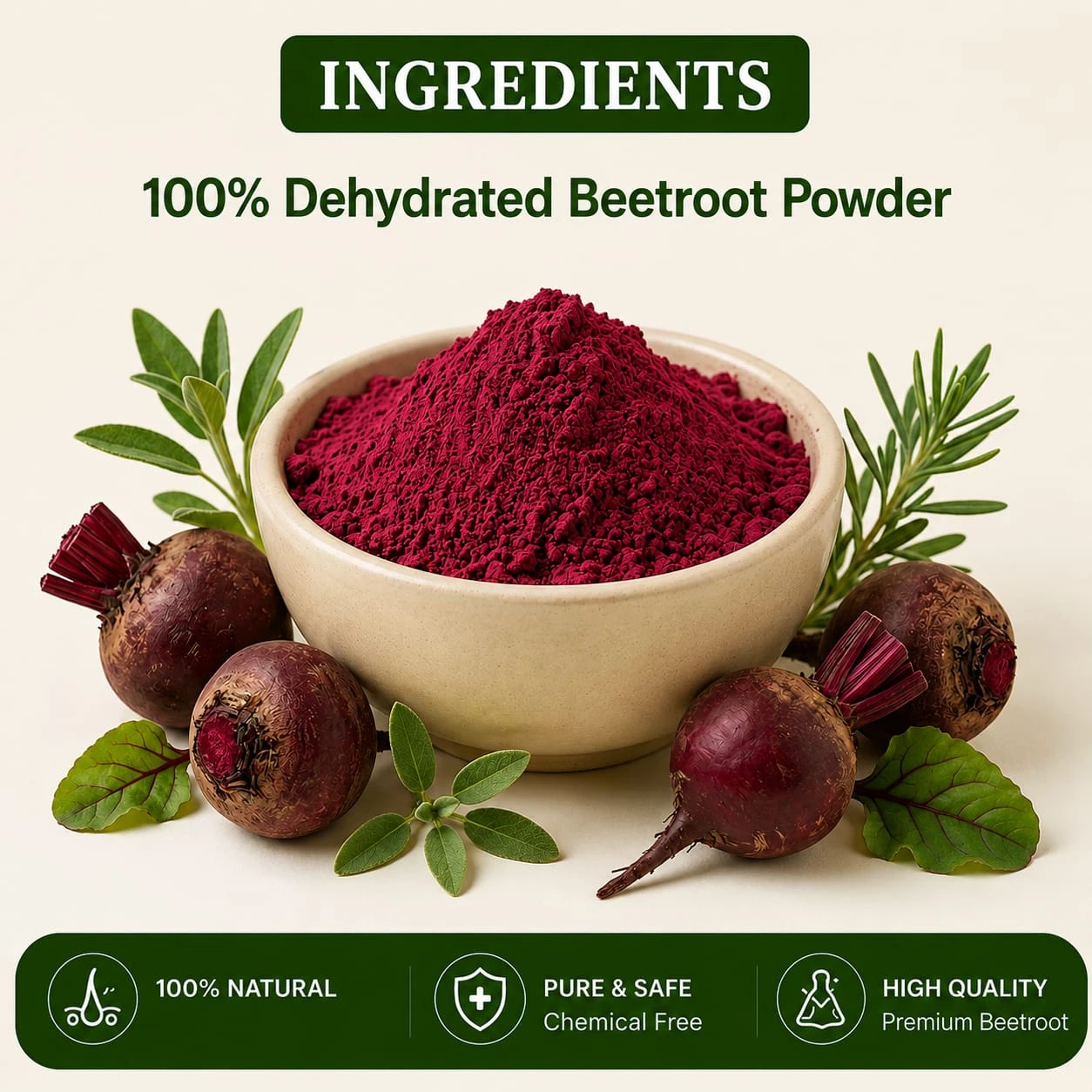 Hibiscus And Dehydrated Betroot Powder Combo Pack of 2 view 3