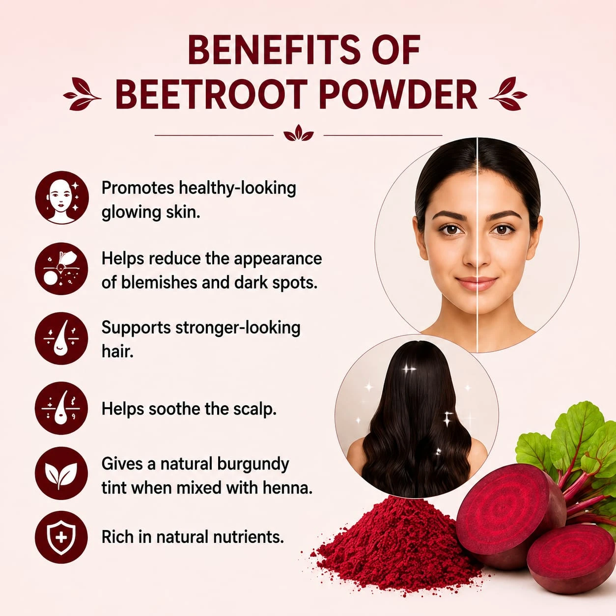 Hibiscus And Dehydrated Betroot Powder Combo Pack of 2 view 6