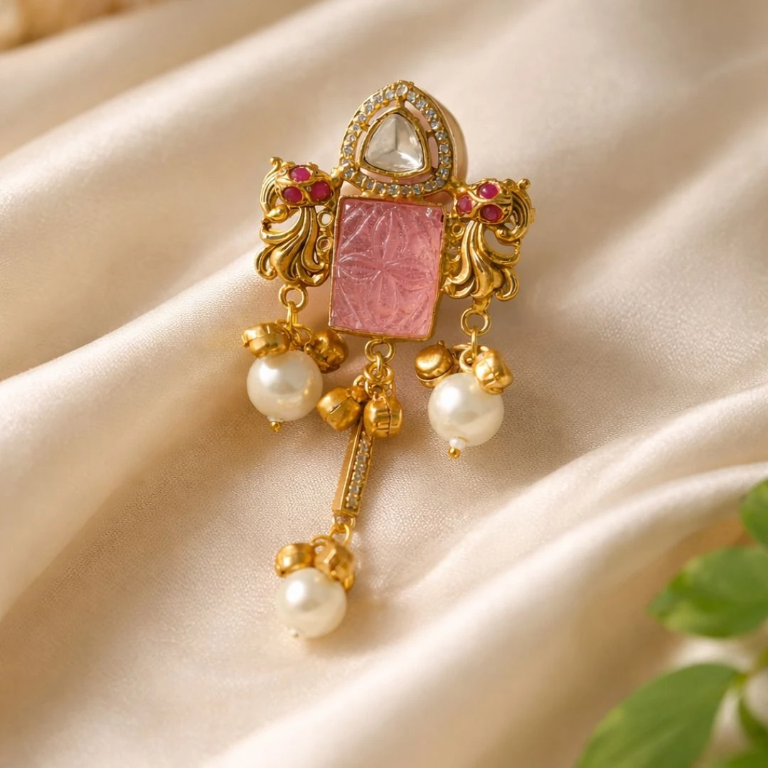 Tahaniya Trendy kashmiri jhumka for girl and women Drops & Danglers view 3