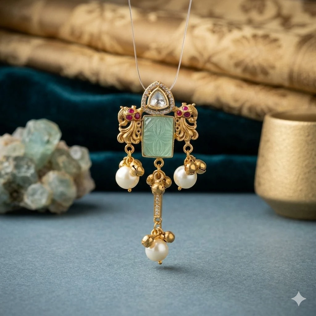 Tahaniya Trendy kashmiri jhumka for girl and women Drops & Danglers view 3