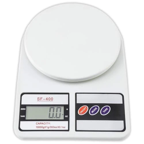 Kitchen Weight Machine 6 Months Manufacturer Warranty, Digital Scale with LCD Display, Scale for Home Baking, Cooking & Balance Diet. Machine with capacity 10Kg, (Model SF400) view 7