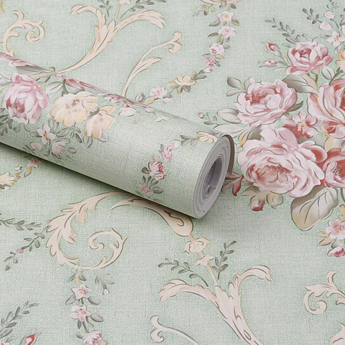 LC 200 X 45CM Bohemian Tiles Self Adhesive Wallpaper for Living Room, Bed Room Kitchen Peel and Stick Vinyl Wallpaper, DIY Decal, Kitchen, Living Room... view 2