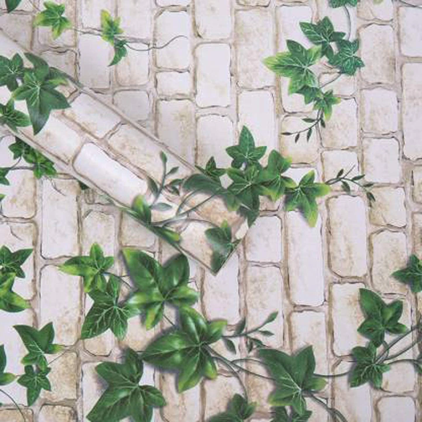 LC 200 X 45 CM Green Vines Self Adhesive Wallpaper for Living Room Bed Room Kitchen Peel and Stick Vinyl Wallpaper,DIY Decal,Kitchen, Living Room, Hall, Sofa Background Decal... view 1