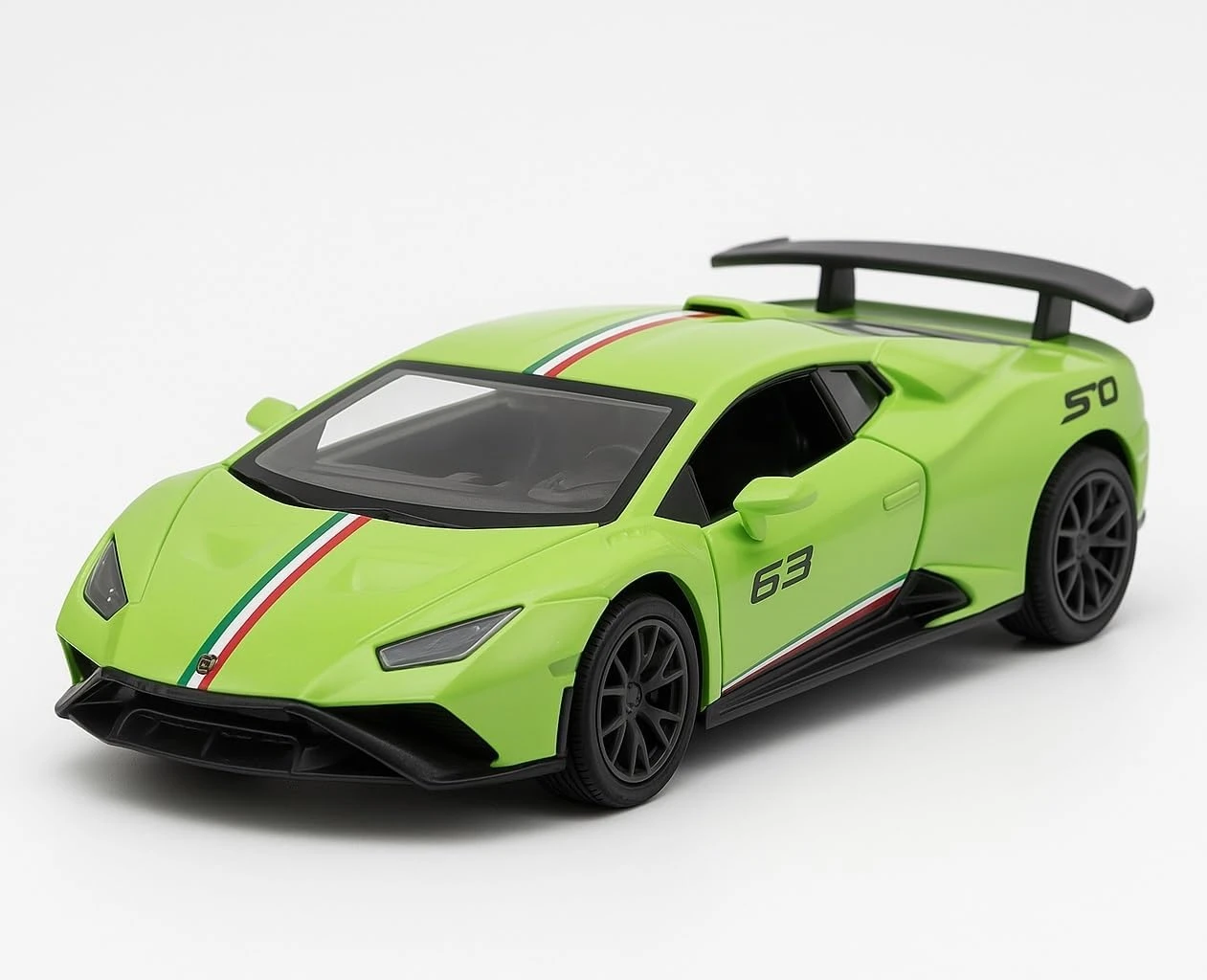 Design Studio 1:36 Scale Lamboghini Die-Cast Car – Alloy Pull Back Toy Vehicle with Openable Doors – Sports Car Model with Realistic Detailing for Boys, Kids & Collectors (Color As Per Stock) view 1
