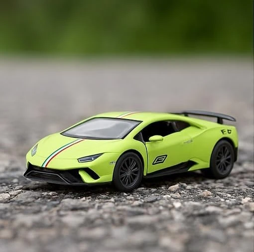 Design Studio 1:36 Scale Lamboghini Die-Cast Car – Alloy Pull Back Toy Vehicle with Openable Doors – Sports Car Model with Realistic Detailing for Boys, Kids & Collectors (Color As Per Stock) view 3