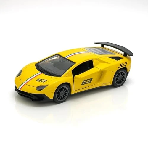 Design Studio 1:36 Scale Lamboghini Die-Cast Car – Alloy Pull Back Toy Vehicle with Openable Doors – Sports Car Model with Realistic Detailing for Boys, Kids & Collectors (Color As Per Stock) view 8
