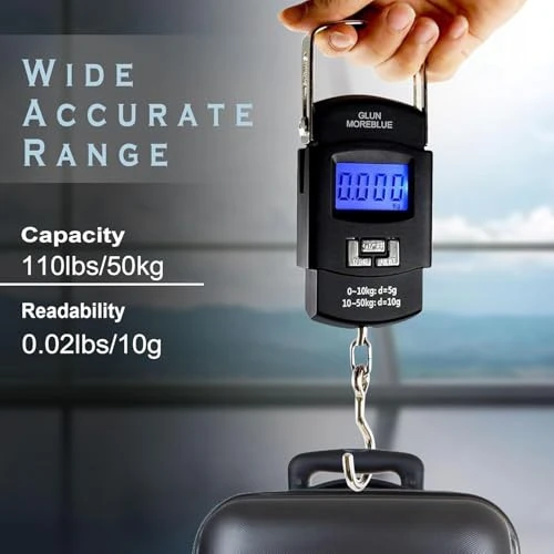 Electronic Portable Digital LED Screen Luggage Weighing Scale, 50 kg/110 Lb For Multi-Purpose Use. view 4