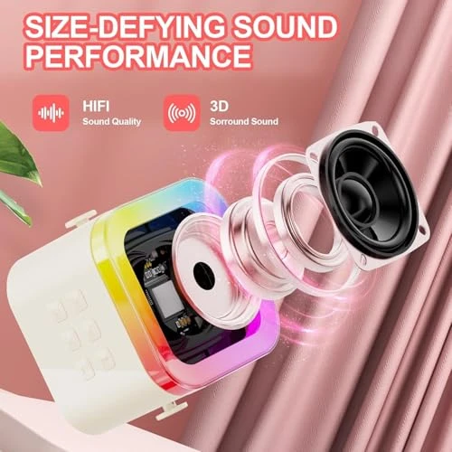 Design Studio Rechargeable Wireless Mini Portable Bluetooth Karaoke Machine view 3