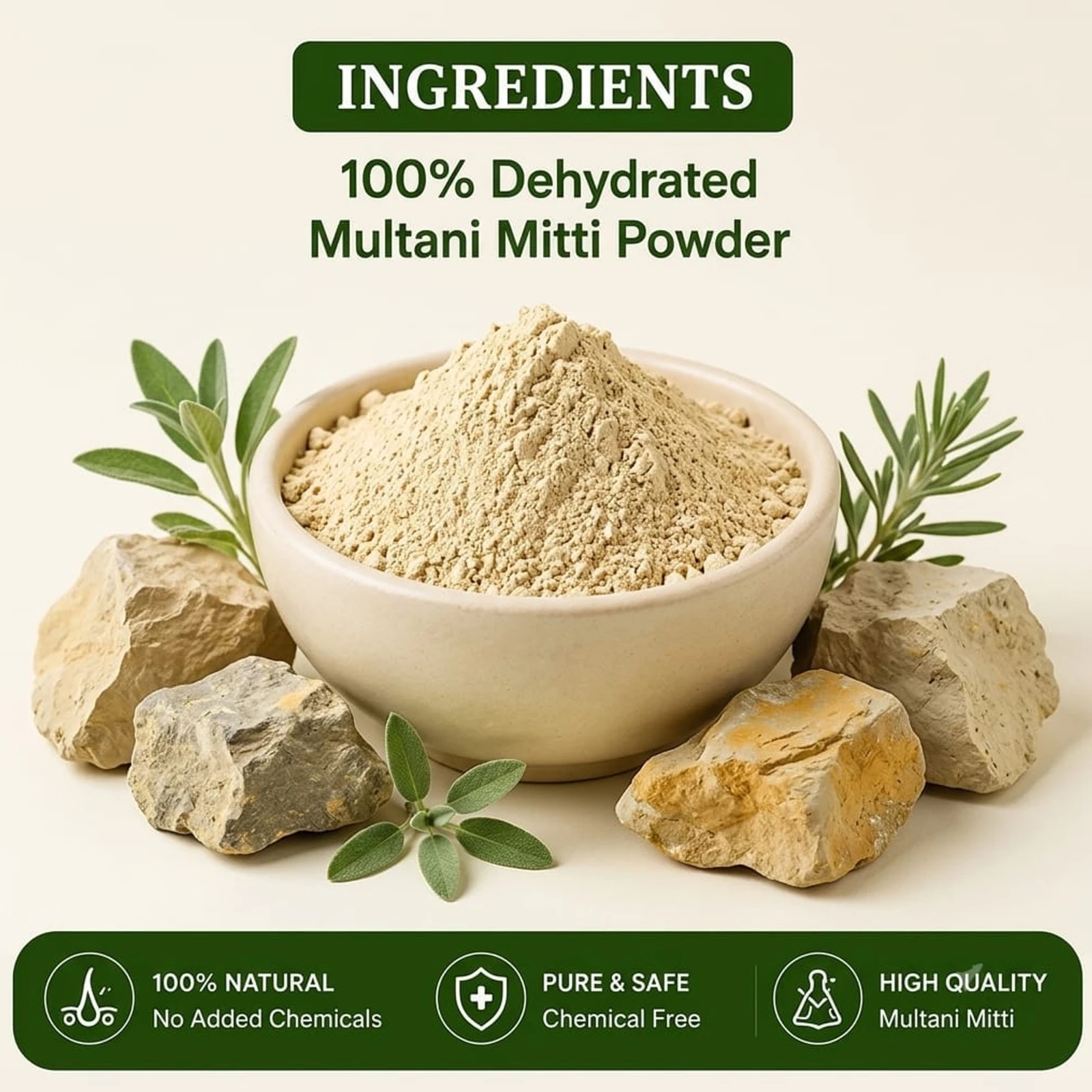Multani Mitti And Indigo Powder Combo Pack of 2 view 8