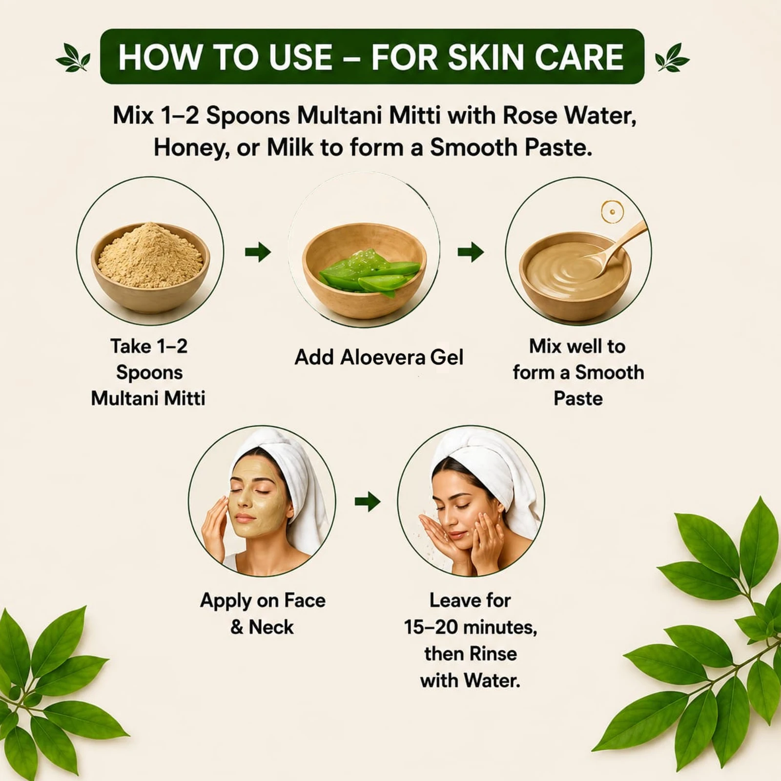 Krishak Organic Multani Mitti Powder Pack of 2 view 6