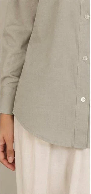 Women's Mint Green 100% Cotton Oxford Shirts view 4