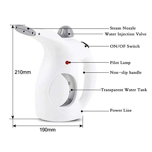 Design Studio Steam Vaporizer, 1 Base Unit, 1 Vaporizer Attachment, 1 Nozzle Steamer Attachment, 1 Steam Booster (Multicolour) view 3