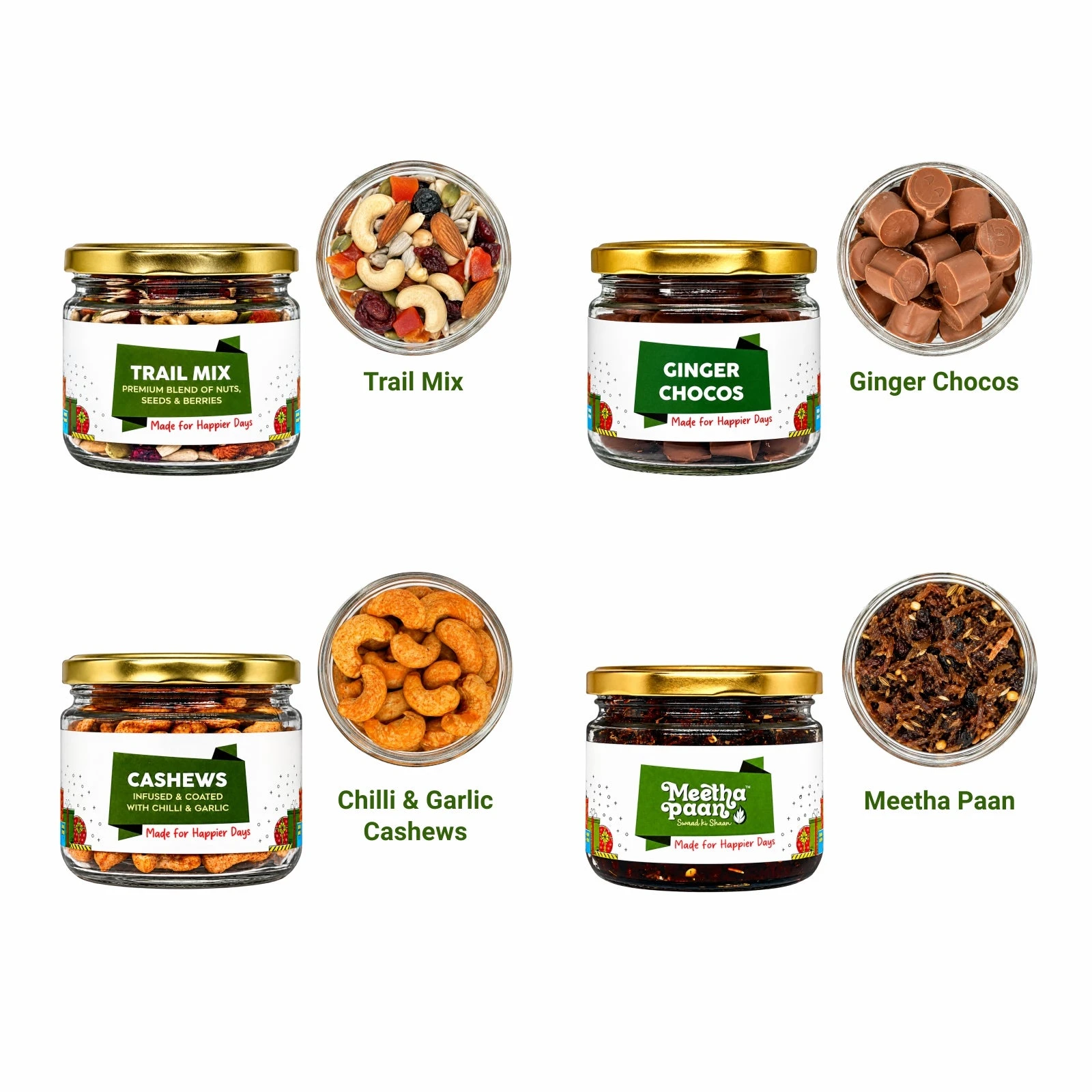 Nature's Trunk Gift Hamper - 4 Glass Jars - 900 g view 3
