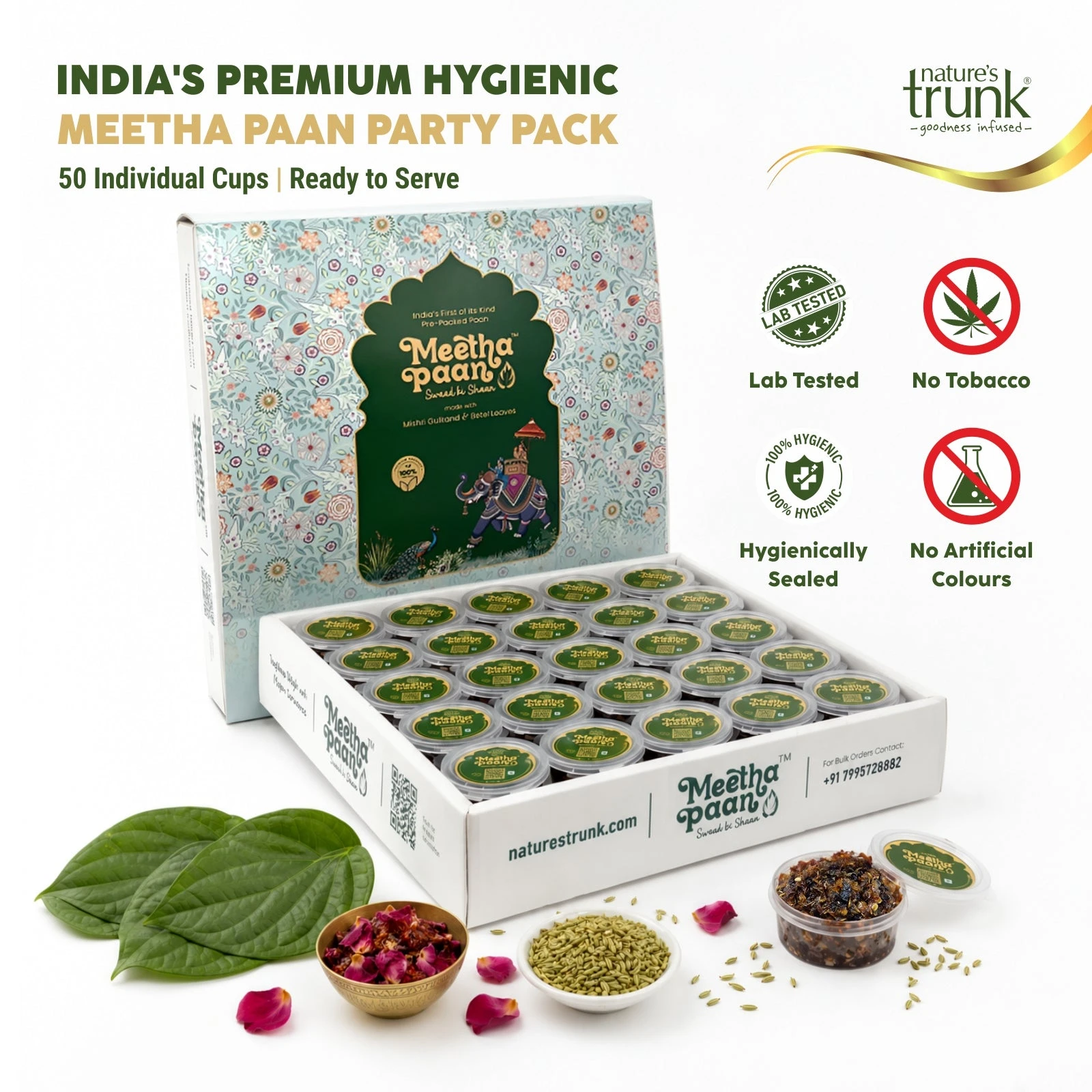 Nature's Trunk Meetha Paan Party Pack - 15 g x 50 Pieces view 2