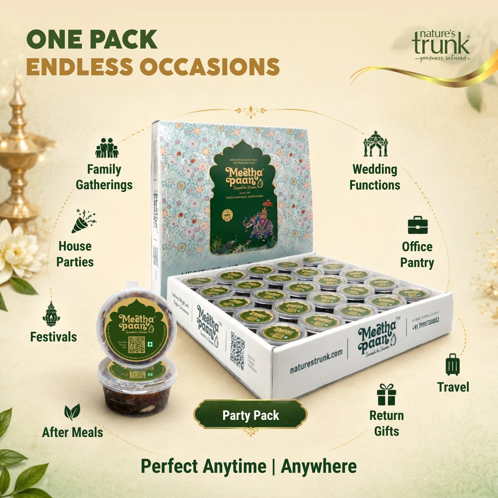Nature's Trunk Meetha Paan Party Pack - 15 g x 50 Pieces view 5