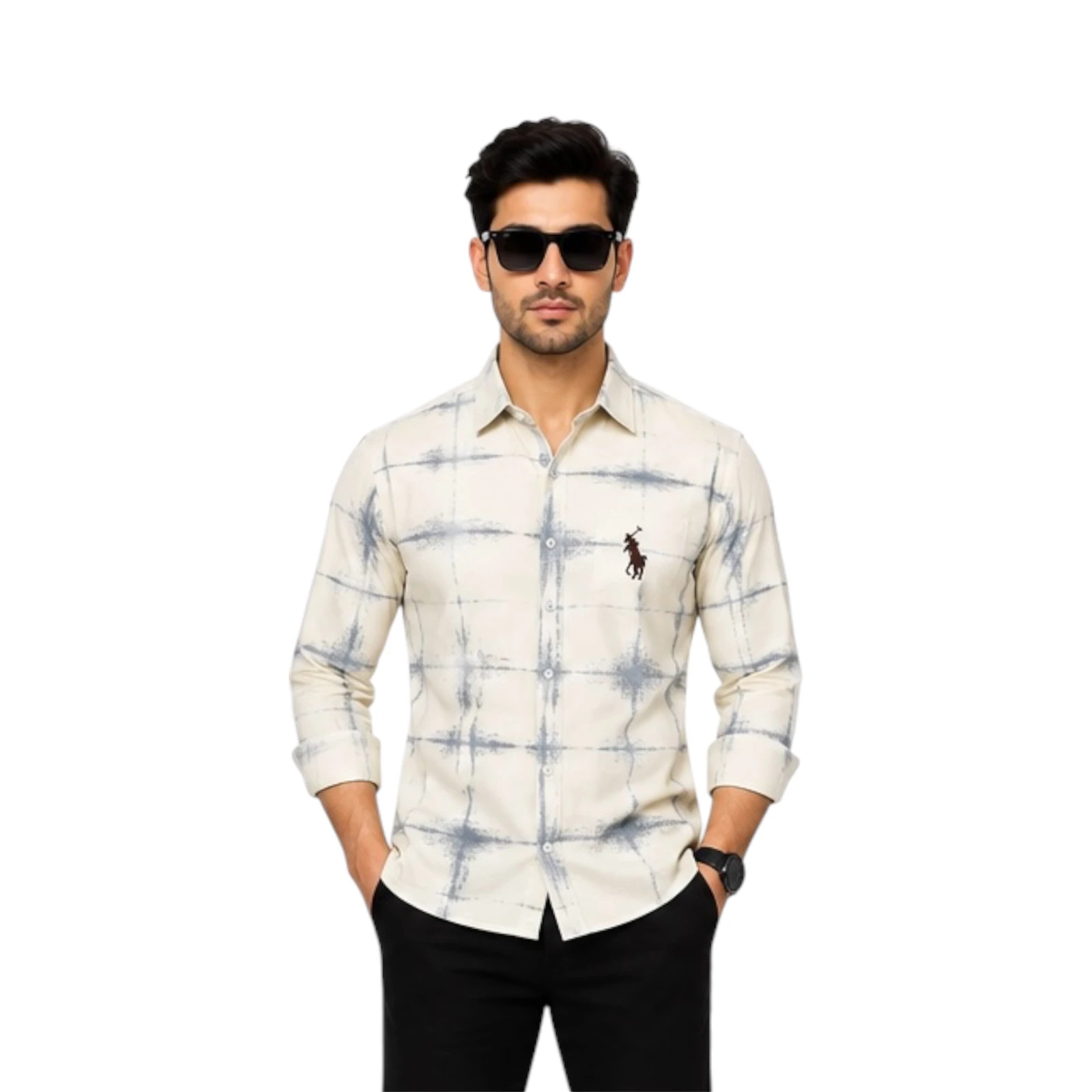 One Drop Men's Printed Casual Shirt view 1