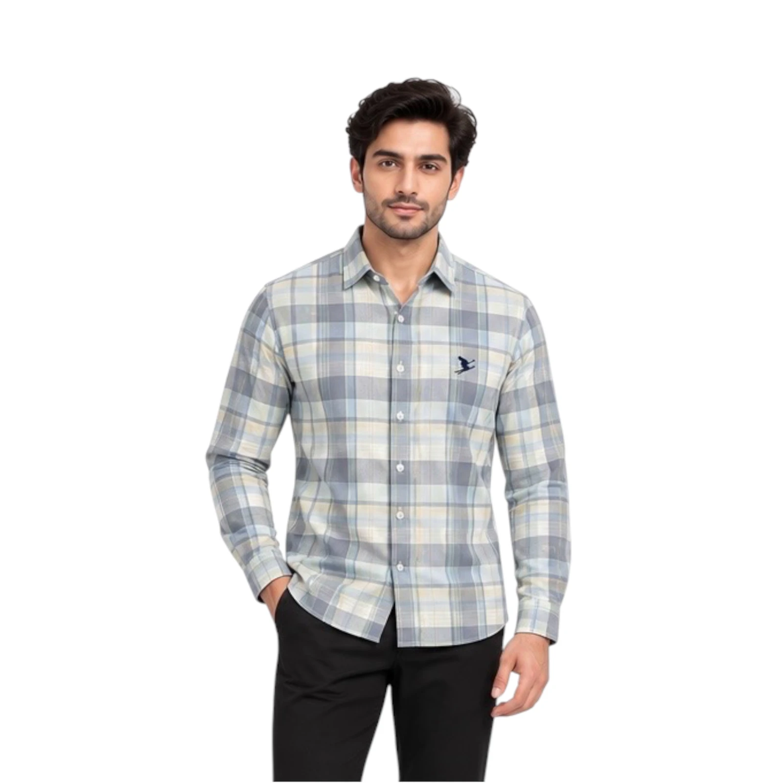 One Drop Men's Checked Casual Shirt view 1