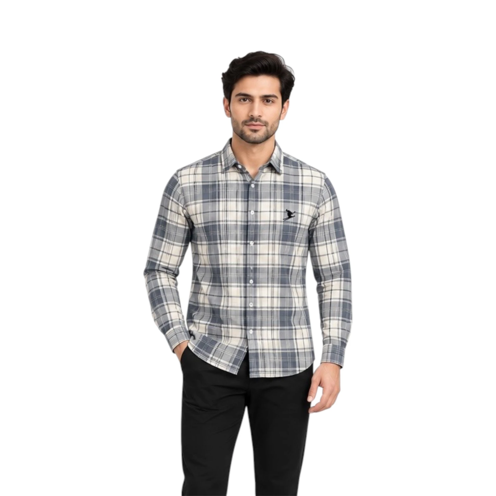 One Drop Men's Checked Casual Shirt view 1