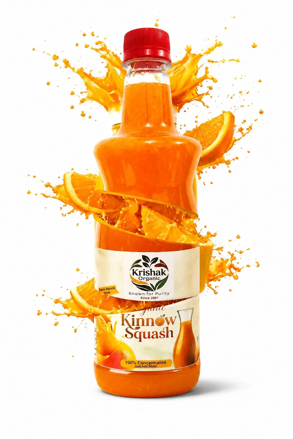 Orange Flavour Kinnow Squash view 1