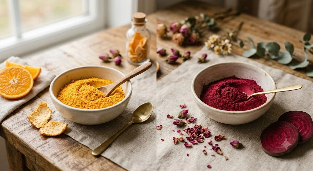 Divine Ethnics Orange Beetroot Face Pack Powder view 1