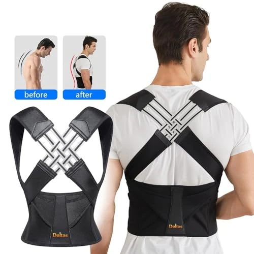 Posture Corrector Belt Universal Size Shoulder & Back Support Belt | Back Straightener Brace For Spine & Body Posture Correction | Clavicle Support For Unisex | Universal Size view 7