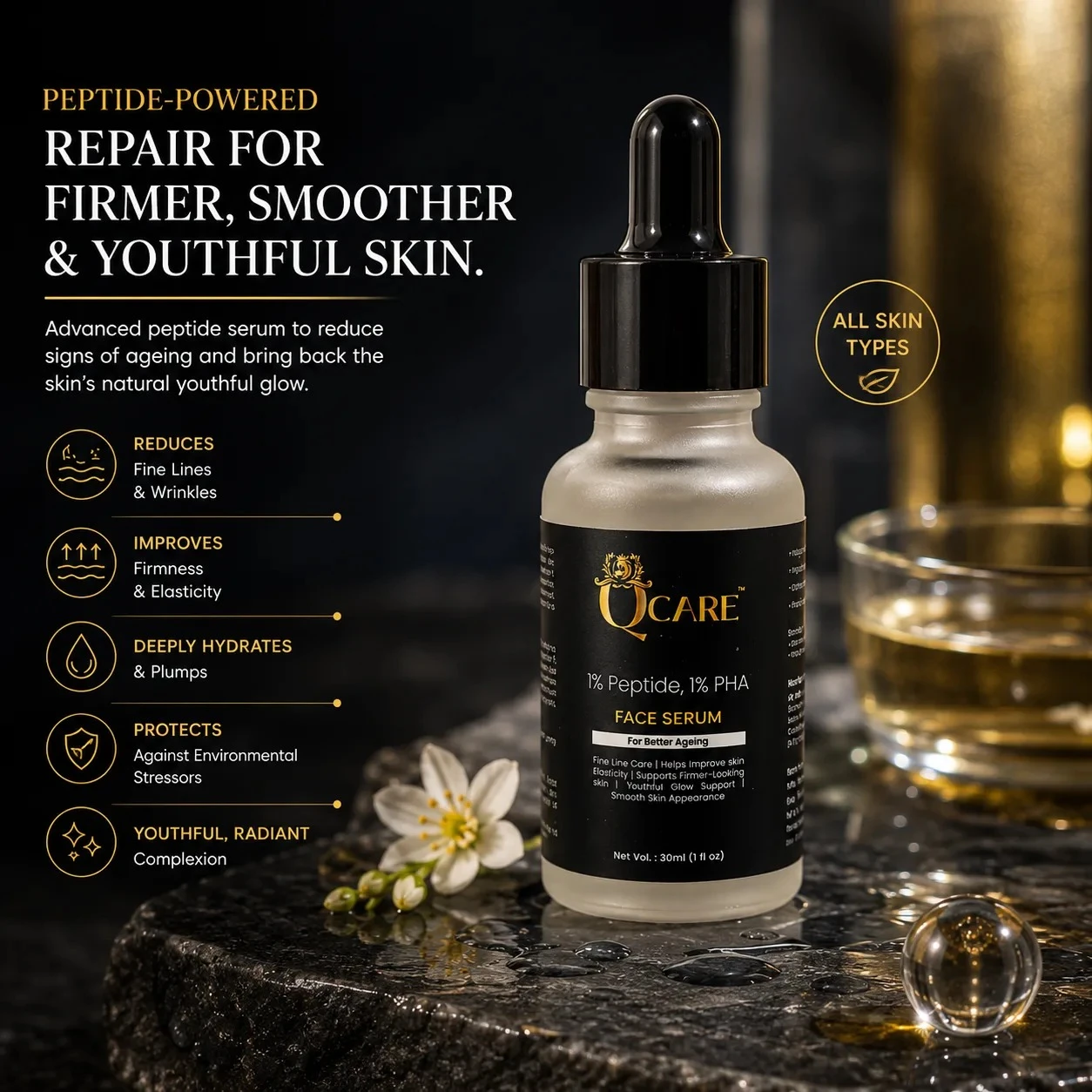 Peptide Ageing Effect Control Face Serum