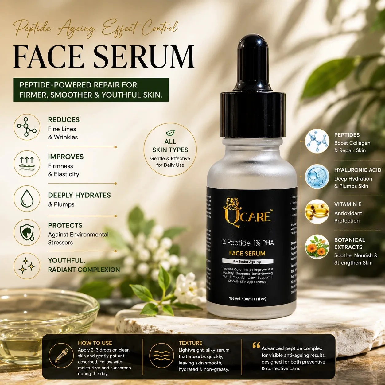 Peptide Ageing Effect Control Face Serum view 3