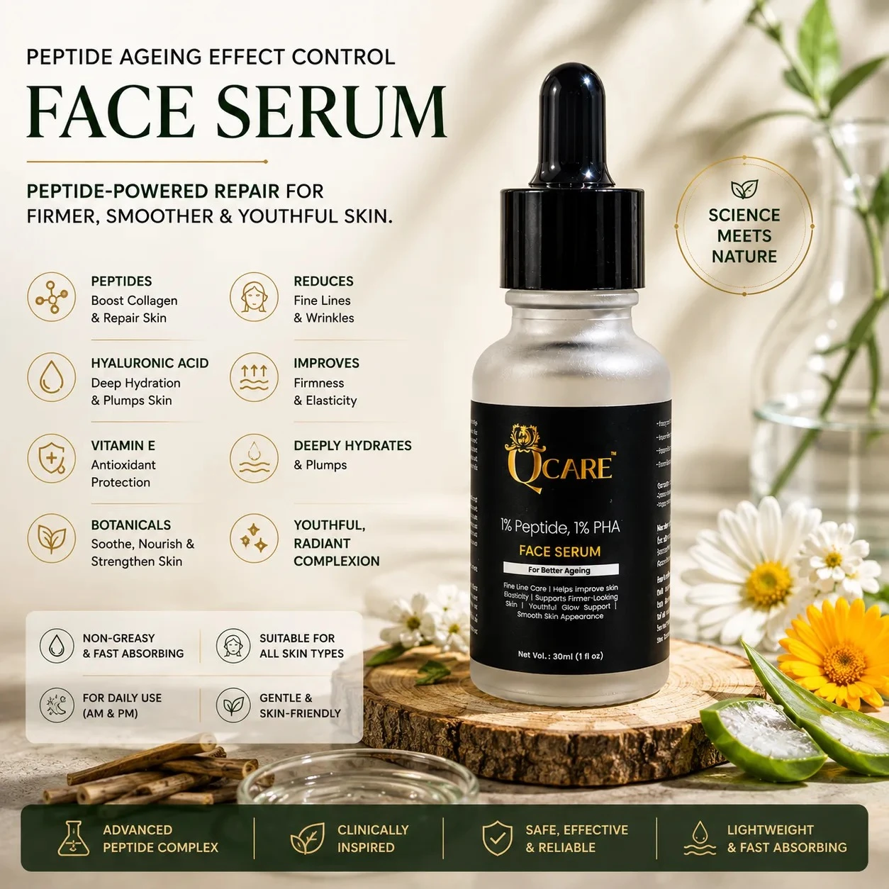 Peptide Ageing Effect Control Face Serum view 4