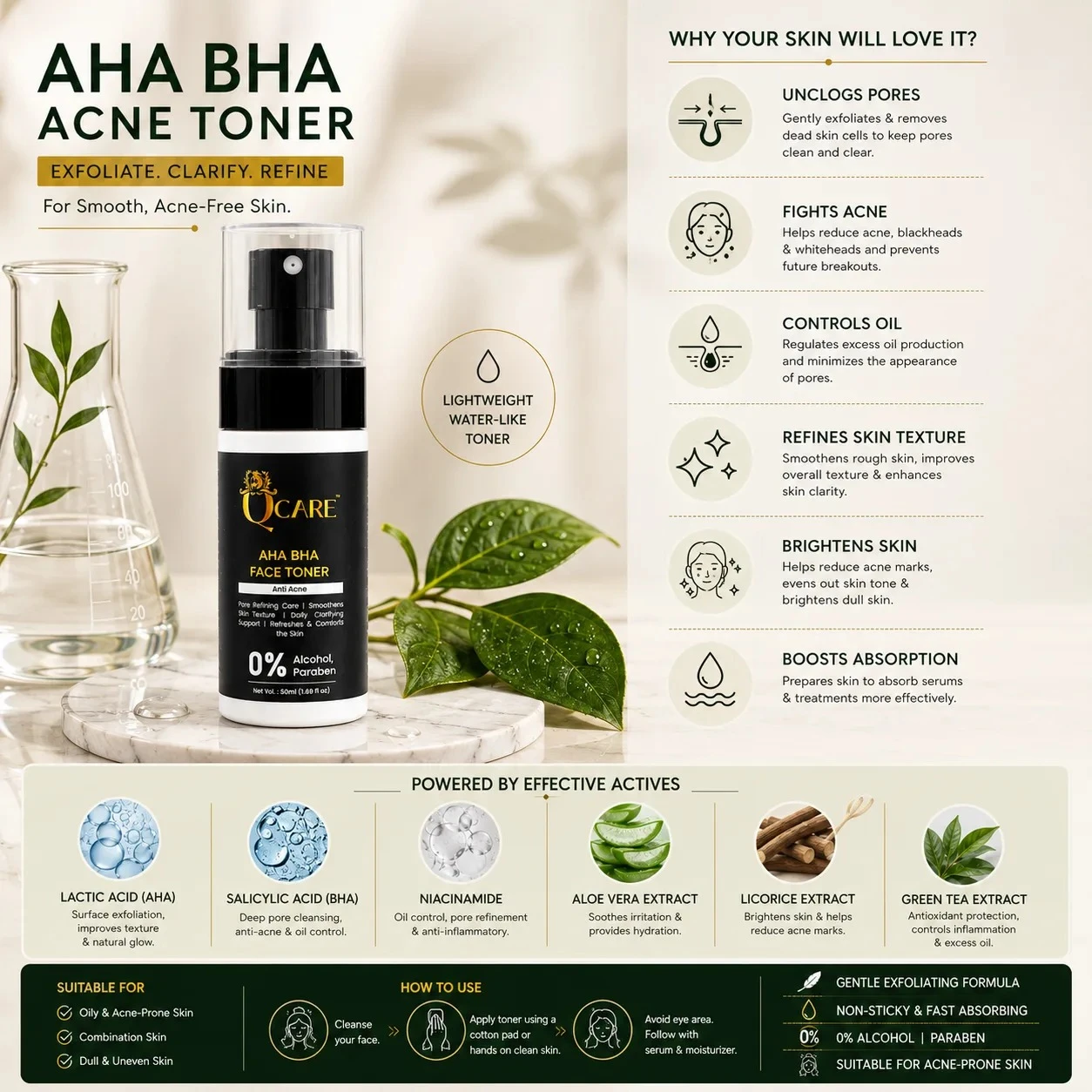 AHA BHA Acne Toner view 4