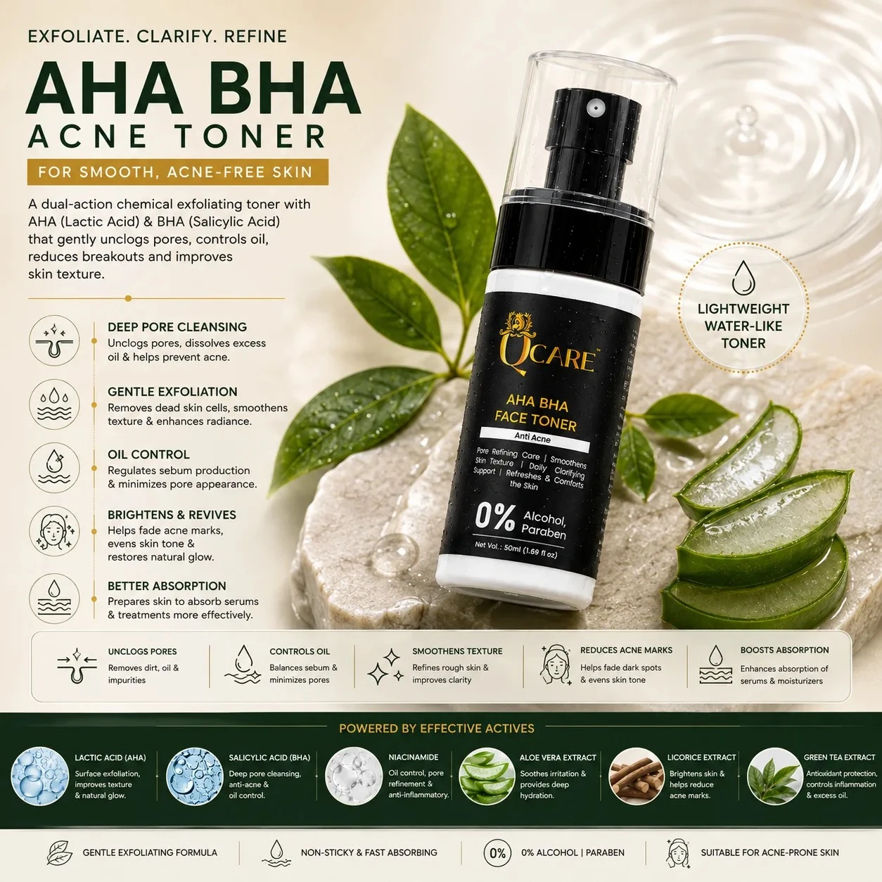 AHA BHA Acne Toner view 3