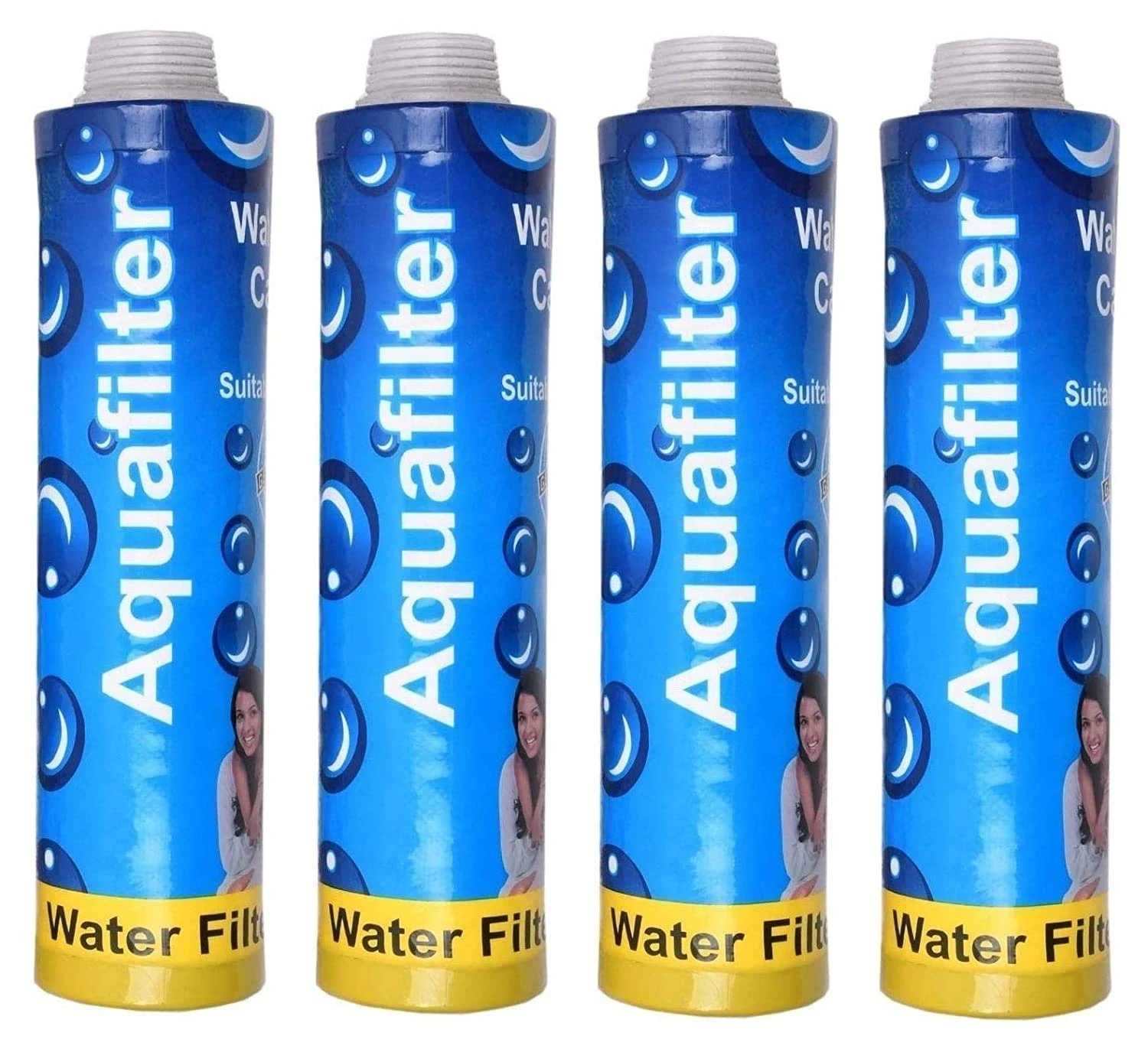 Design Studio Water Filter Cartridge Aqua 9 Inch Sediment 4 Pcs Pack Set for Aqua Guard Nova view 1