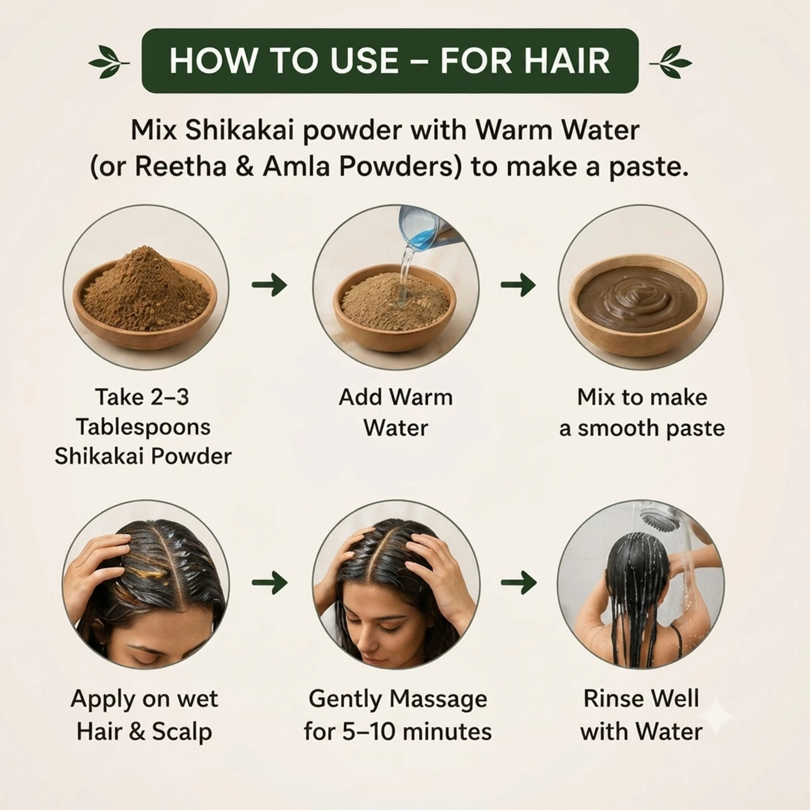 Krishak Organic Shikakai Powder Hair Cleansing Pack of 2 view 4