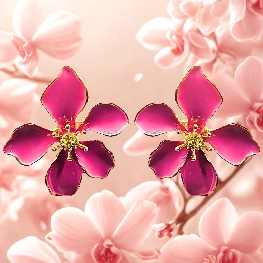 Tahaniya Korean Stud Earrings for women Stud Earring view 3