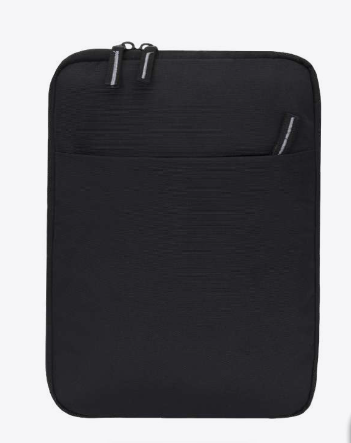 Solo Black Laptop Sleeve with Front Pocket