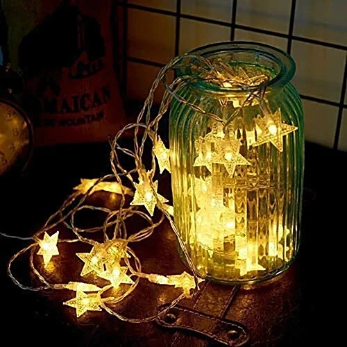 20 LED Decorative Star Lights for Birthday Party and Room Decor view 1