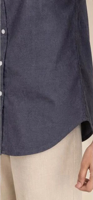Women's Steel Grey - 100% Cotton - Oxford view 6
