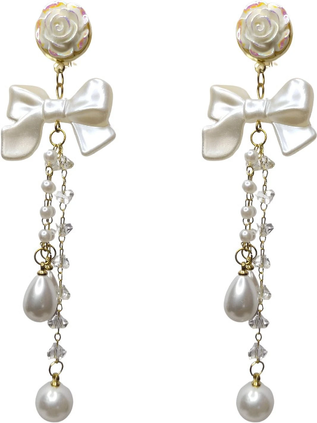 Tahaniya K-Bloom Pearl Drop Earrings Drops & Danglers view 5