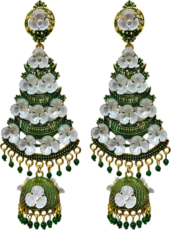 Tahaniya Sonrika Bloomed Jhumkas Jhumki Earring view 1