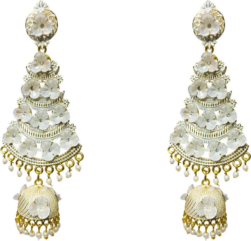 Tahaniya Sonrika Bloomed Jhumkas Jhumki Earring view 1