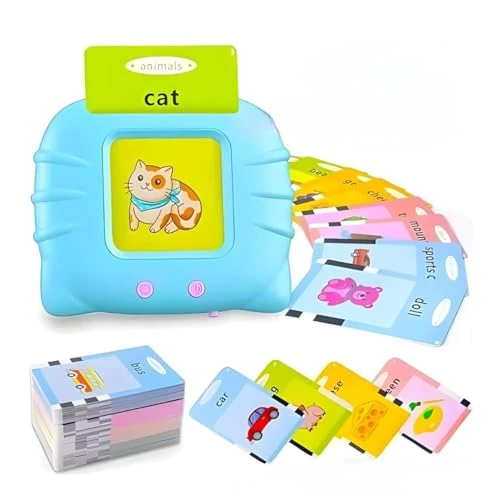 Talking Flash Cards Toy for Kids | 224-Word Learning Device for Toddlers | Montessori Learning Toys for Boys & Girls Ages 2-6 | Preschool Game & Birthday Present view 3