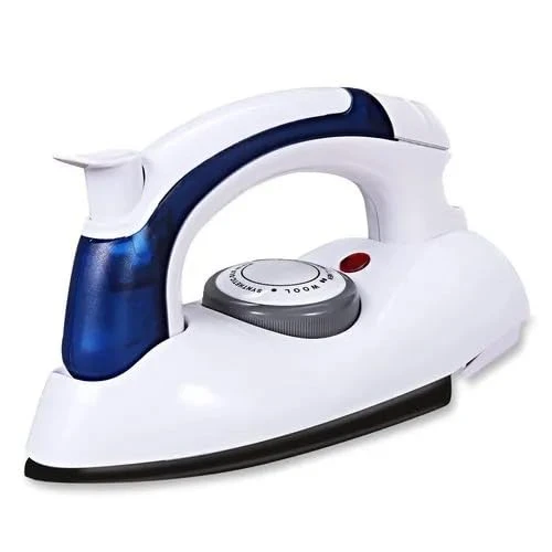 Mini Travel Steam Iron Dual Voltage, Compact Portable Clothes Iron with Foldable Handle, Non-Stick Soleplate Small Steam Iron Supports Dry & Steam Ironing for Home and Travel view 2