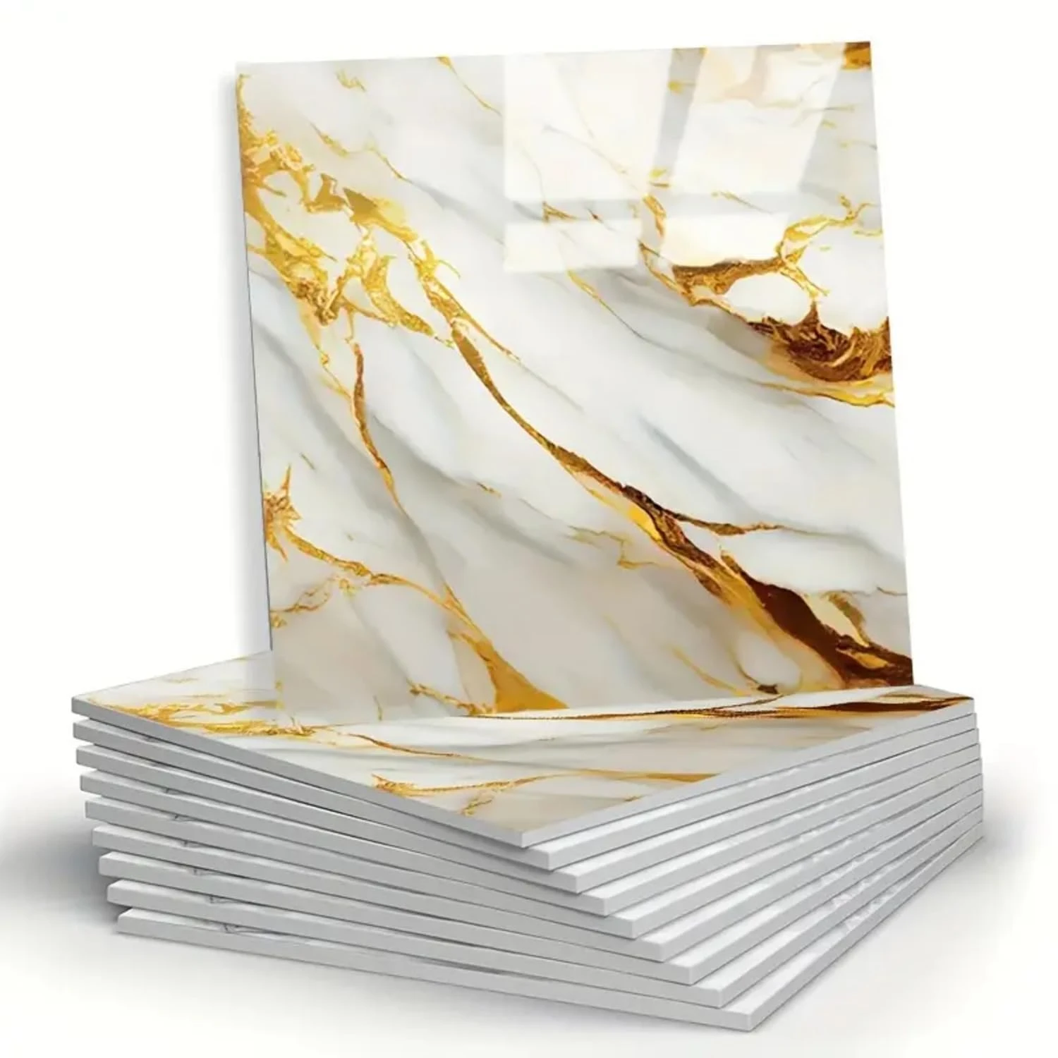Design Studio Foam Marble Wall Panel Sheet 60 x 60cm x 3mm | 4 Sq.Ft view 1