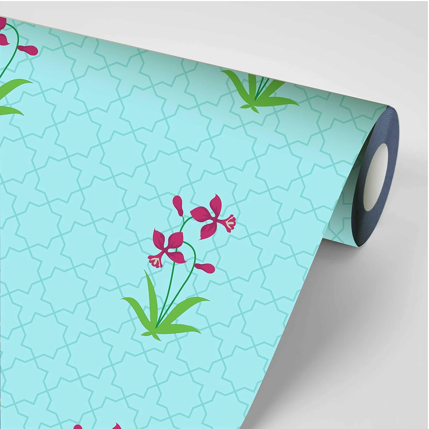Design Studio | Vinyl Wallpaper | Beautiful Garden Lily | 228 cm X 45 cm (Royal) view 1