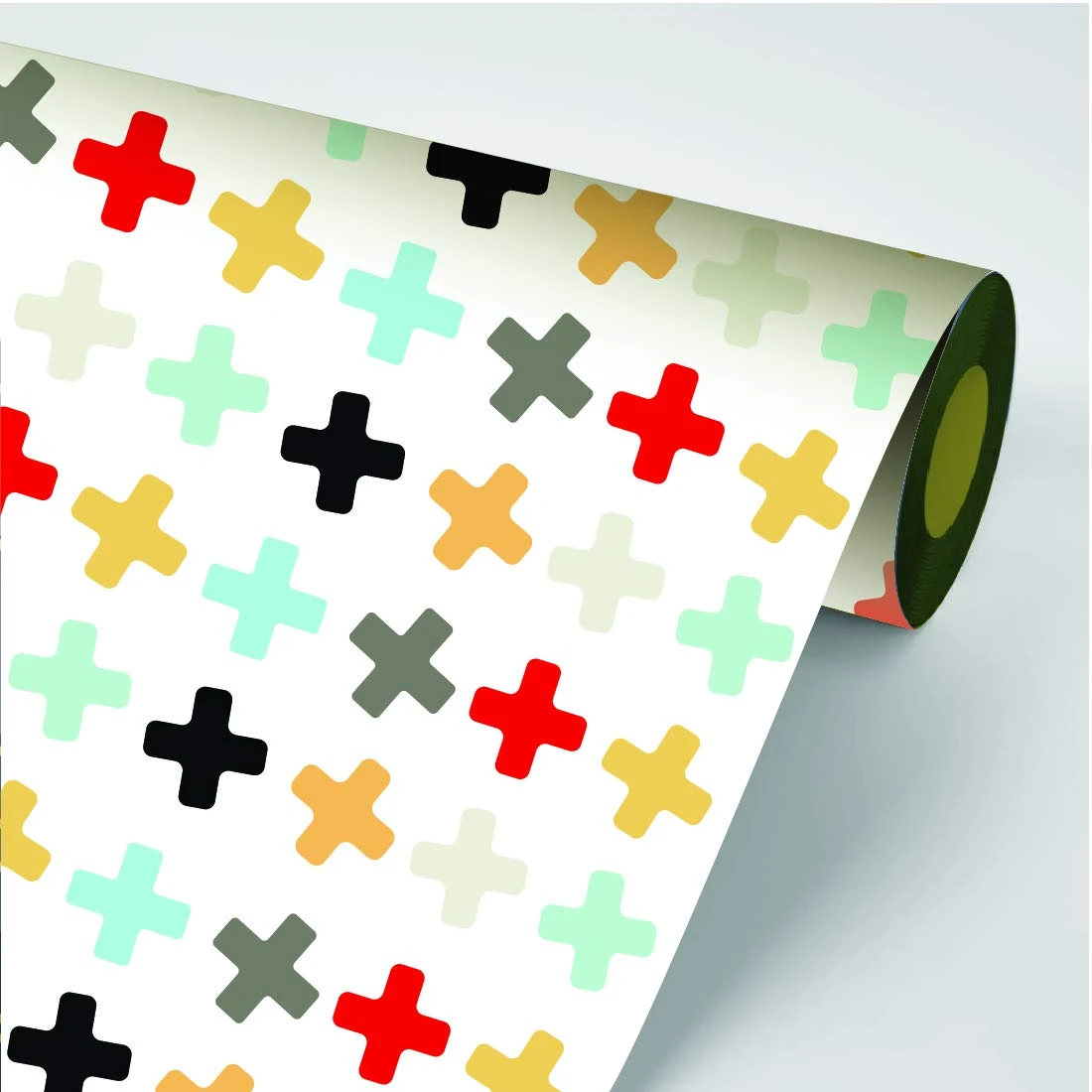 Design Studio | Vinyl Wallpaper | Colourful Random Plus | 228 cm x 45 cm view 1