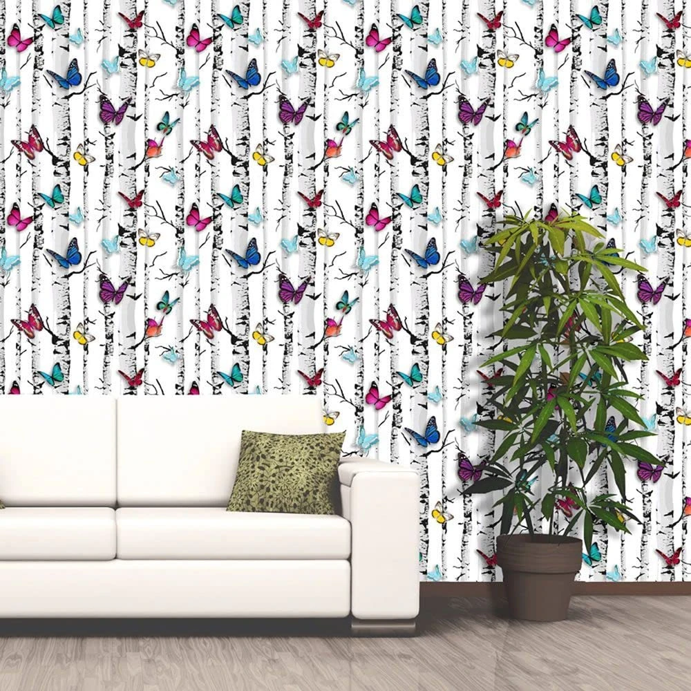 Design Studio - Butterfly Wallpaper (Size of Roll :- 53 Cm x 1000 Cm) view 1