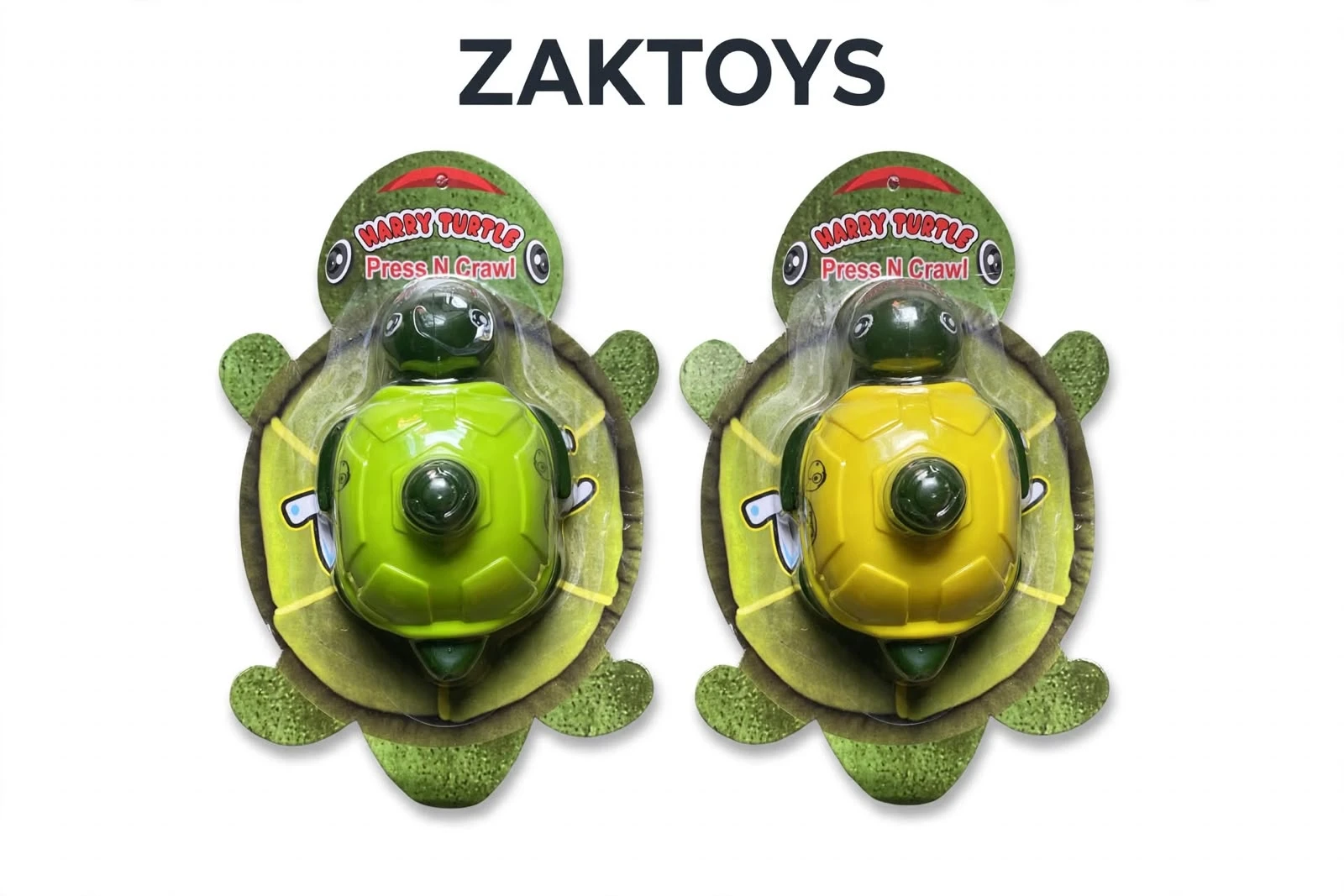 ZAKTOYS Harry Turtle Press N Crawl Toy